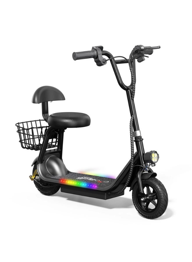 Winner Sky Mini Harley Kids Electric Scooter with Seat & LED Lights | 36V 250W Motor | 12" Tires | Long-Range Battery | Comfortable Electric Ride for Children - Image 3