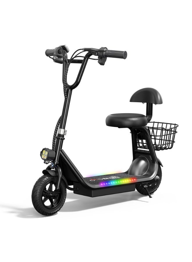 Winner Sky Mini Harley Kids Electric Scooter with Seat & LED Lights | 36V 250W Motor | 12" Tires | Long-Range Battery | Comfortable Electric Ride for Children - Image 4