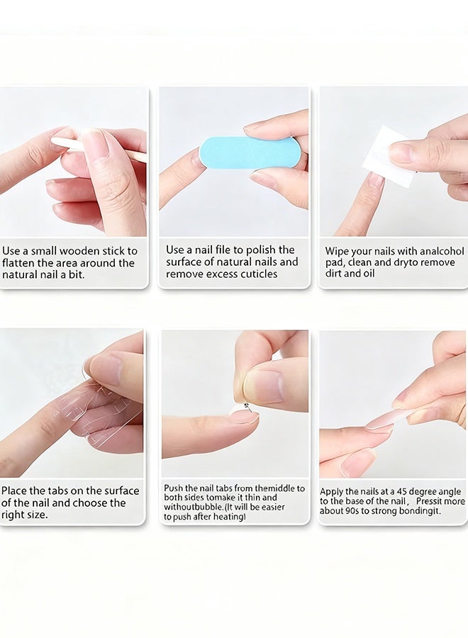 Happy D Press no Nails 24Pcs Fake Nails - Image 4