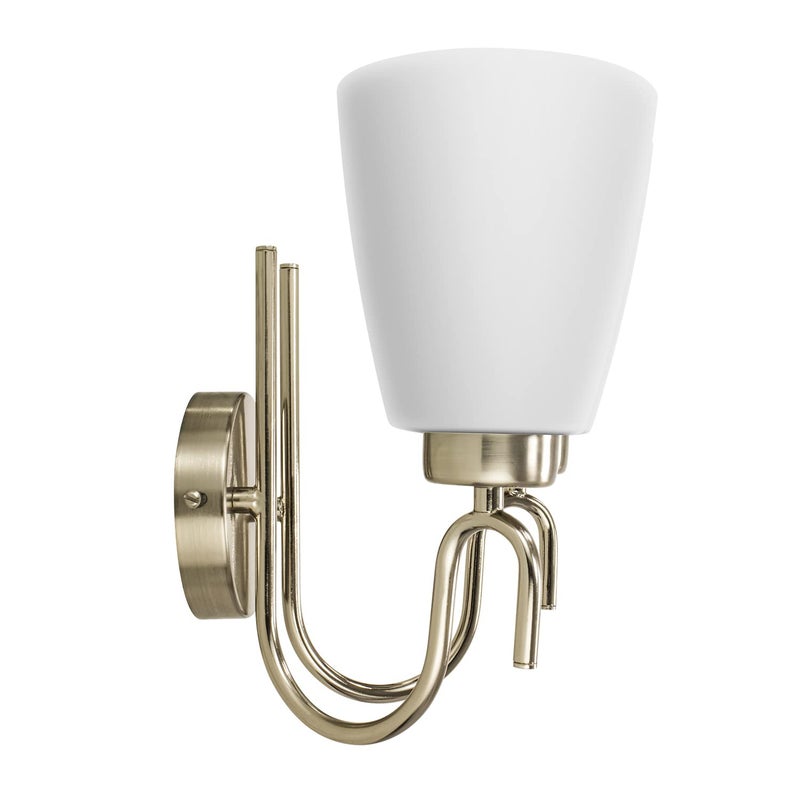 WIPRO وِيبرو بيهوم ضوء جداري مزدوج BW01 | ضوء ديكوري داخلي فاخر بتصميم عصري أنيق | ضوء جداري كلاسيكي مثبت على السطح بتصميم عتيق لغرفة النوم، غرفة المعيشة | B22 (2H، نيكل غير لامع) - Image 5