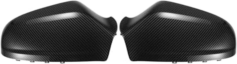 QASULER Carbon Fiber Mirror Cover Caps for Opel Astra H - Image 1
