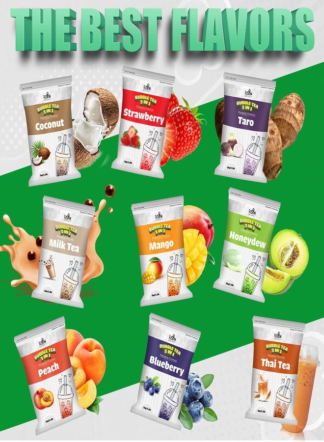 Fusion Select 2.2lb Tea Powder Honeydew Flavored-3-in-1 Drink Powder with Cream & Sugar - Instant Pre-Mixed Beverage for Hot or Cold Blends or Yummy Frappes (Honeydew) - Image 5