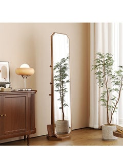 Antique-Style Rotating Full-Length Mirror with Integrated Coat & Storage Rack – Unique Shaped Floor Mirror for Bedroom & Living Room - pzsku/Z2ED4B273641B435DC8FBZ/45/_/1729324902/40695c14-5552-40b2-8136-36a9332abc6a