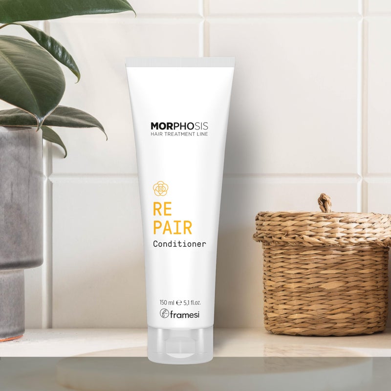 FRAMESI Morphosis Repair Conditioner 8.4 fl oz, Moisturizes and Strengthens Hair, Natural Ingredients, Color Safe - Image 2