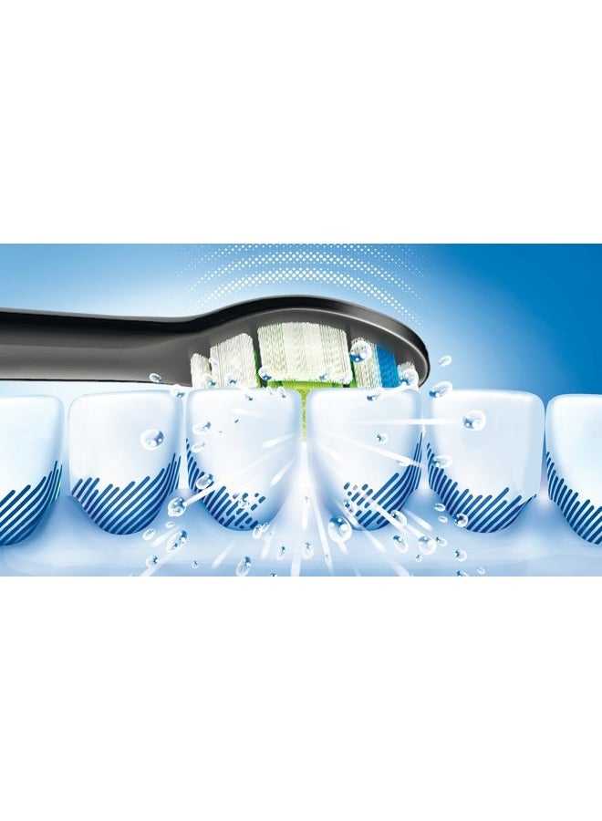 Philips Genuine DiamondClean Replacement Brush Heads, Black, 2 Pack, HX6062/94 - Image 5