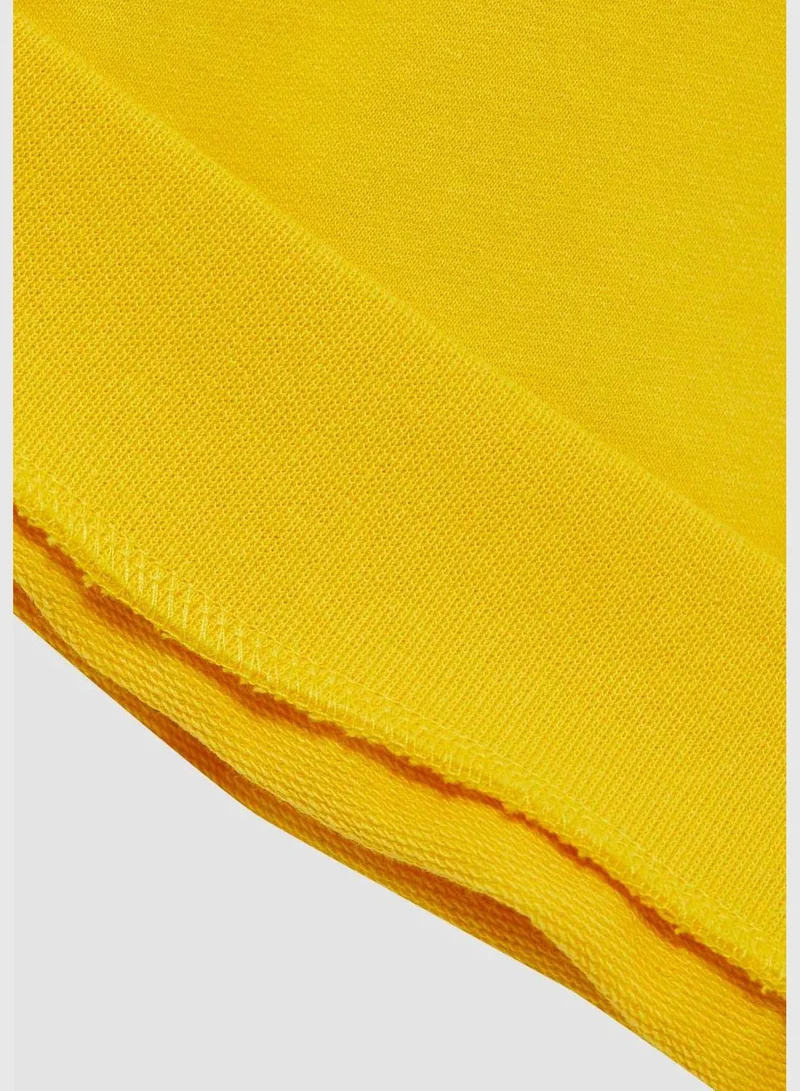 DeFacto Regular Fit Long Sleeve Car Print Hoodie