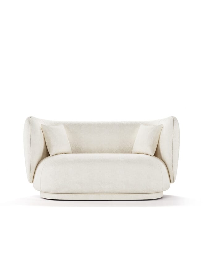 Woodz Rico Sofa 2 Seats Off White  - Image 1