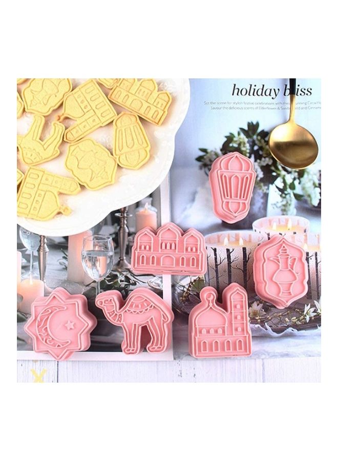 6 -Piece Ramadan Islamic Muslim Biscuit Mold Multicolour - Image 2