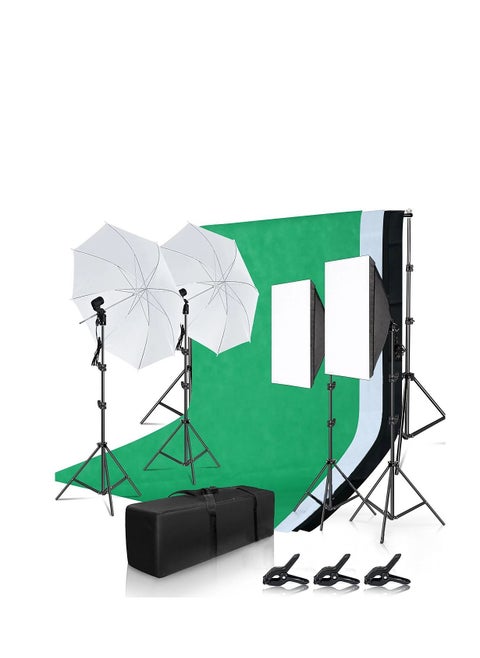 Studio Photography Light Kit Softbox Lighting Set