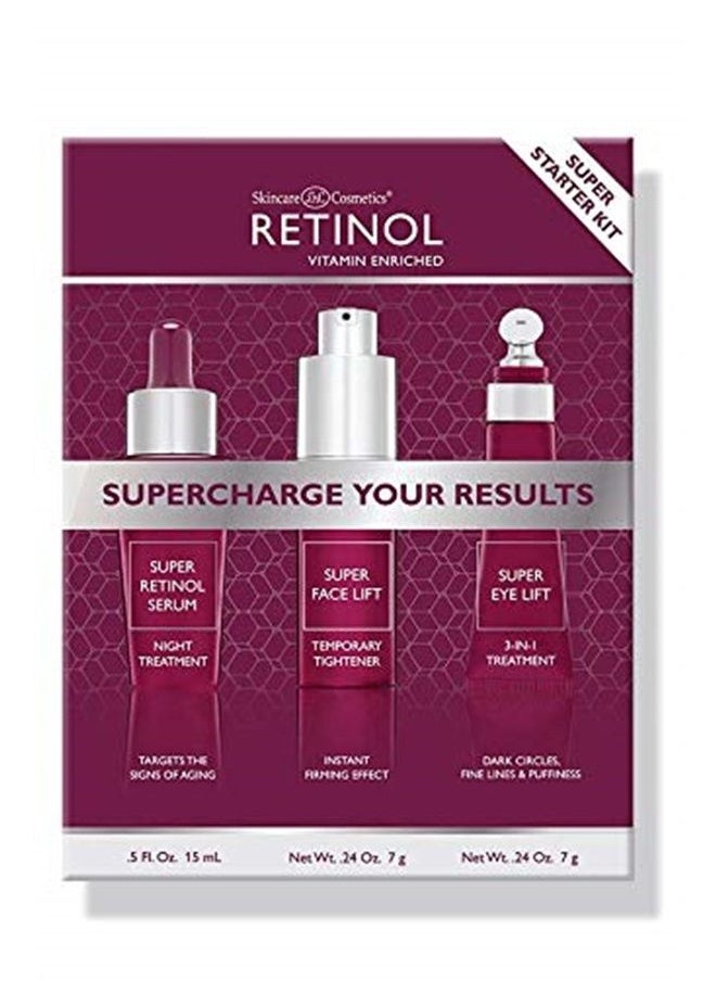 RETINOL - Super Starter Kit - Supercharged with the proven power of Vitamin A. Super Retinol products are enriched with Vitamins C and E. - Image 1