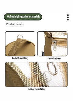 Generic Outdoor Roll Paper Storage Bag,Toilet Paper Holder Mesh Oxford Cloth Tissue Holder Bag, Portable Wipes Box Extra Napkin Supply for Car Bathroom Camping Hiking Biking Hunting Fishing Running The Dog  - Image 2