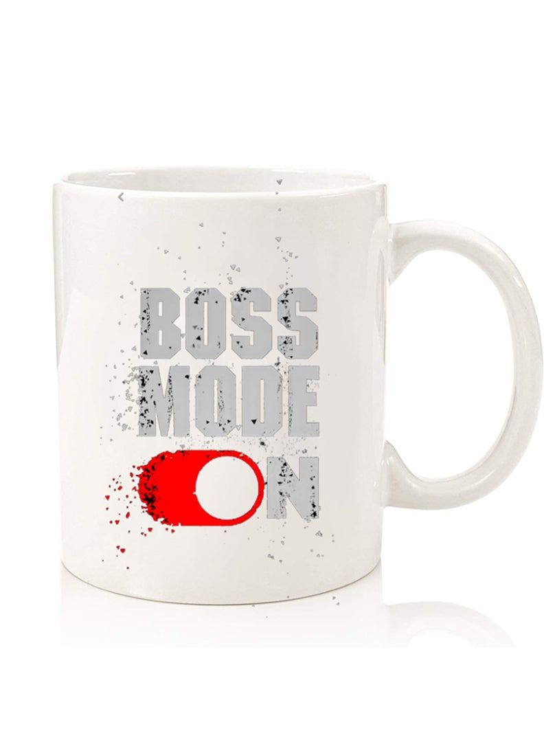 Theodor Premium Quality Two Sided Printed Coffee Mug Tea Cup For Home Office, Kids Men Women Boss Mode  - Image 1