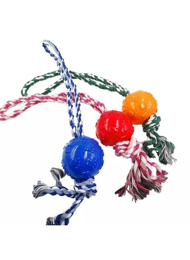 Emily Pets Dog Balls For Aggressive Chewers, Tough Tug Of War Dog Toy, Interactive Dog Toy For Fetch Durable Dog Rope Chew Toy For Medium Large Dogs Tough Puppy Teething Toy - Image 4
