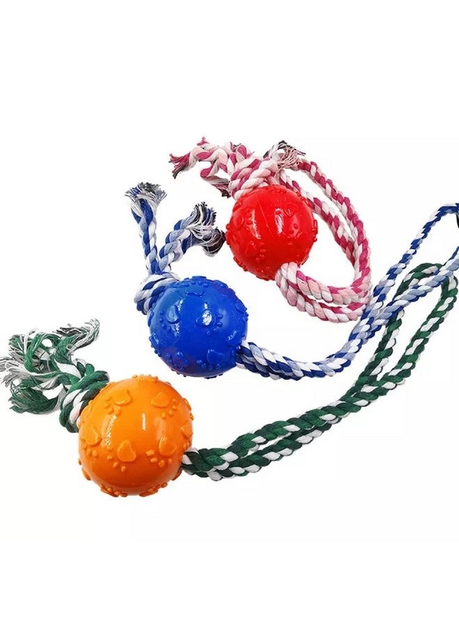 Emily Pets Dog Balls For Aggressive Chewers, Tough Tug Of War Dog Toy, Interactive Dog Toy For Fetch Durable Dog Rope Chew Toy For Medium Large Dogs Tough Puppy Teething Toy - Image 5