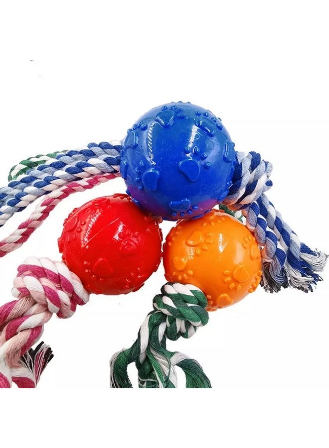 Emily Pets Dog Balls For Aggressive Chewers, Tough Tug Of War Dog Toy, Interactive Dog Toy For Fetch Durable Dog Rope Chew Toy For Medium Large Dogs Tough Puppy Teething Toy - Image 2