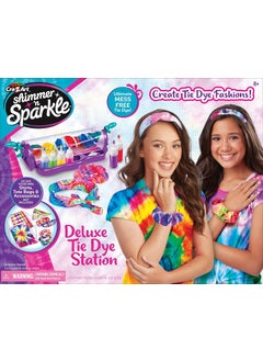 Cra-Z-Art Shimmer 'n Sparkle Deluxe Tie Dye Studio with Hair Scrunchy and Bandana by CRA-Z-Art 