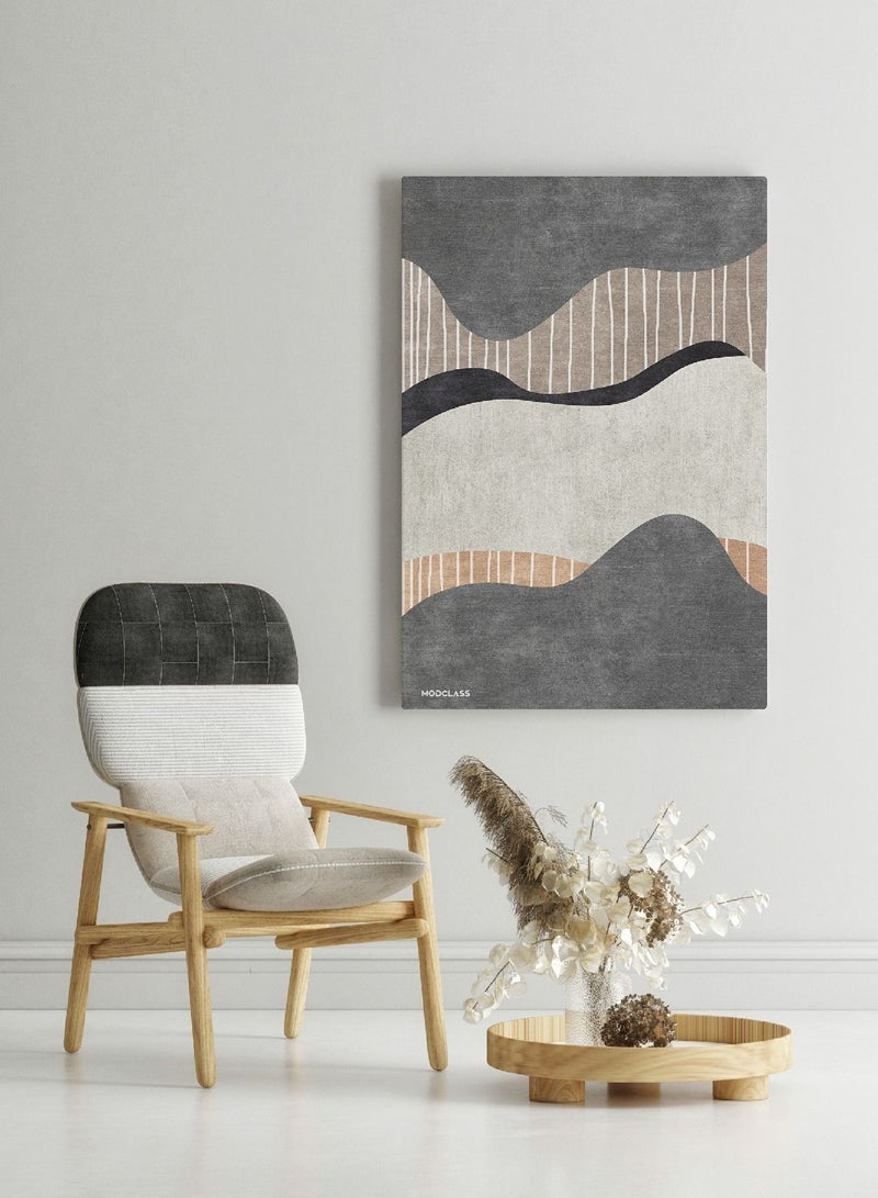 مودكلاس لوحة جدارية كانفس بتصميم تجريدي - Image 1