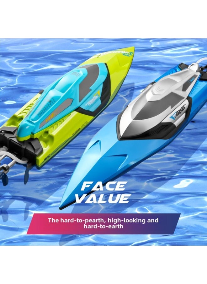 High-horsepower Remote Control Boat High-speed Speedboat Waterproof Large-size Electric Children's Boy's Dragnet Ship Model Toy Boat-Colour:With Night Light/super High Speed/sealed Waterproof/3c Certificate Quality Assurance-Specification: 2 Batteries/remote Control Battery/screwdriver/lifetime Warranty  - Image 3