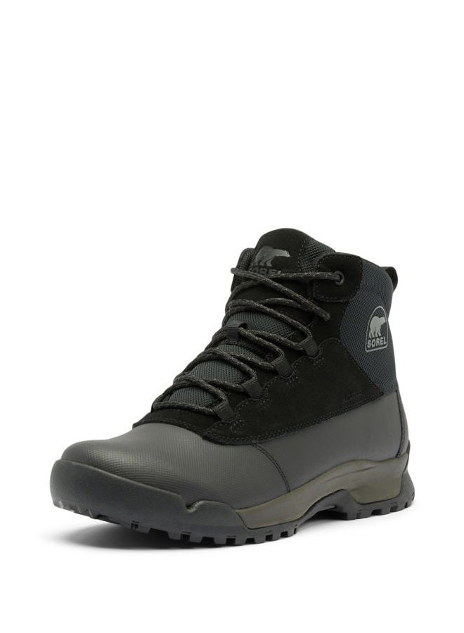 SOREL Men's Buxton Lite Lace Plus Waterproof Boot, Black/Black, 42 EU - Image 1
