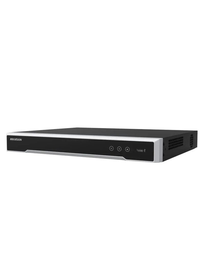 DS-7608NI-Q2/8P 8 CHANNEL POE NVR 8 PoE 4K NVR, Up To 8-Ch IP Camera, Up To 80 Mbps, H.265+, Up To 1-Ch @ 8MP, 1U Chassis, 48V | DS-7608NI-Q2/8P (NO HDD)