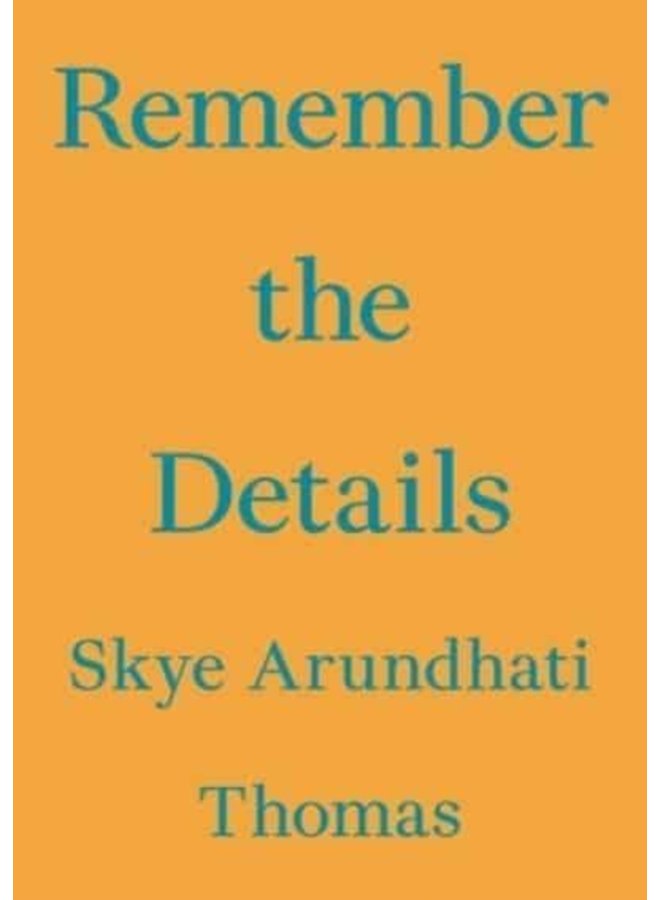 Remember the Details - Paperback