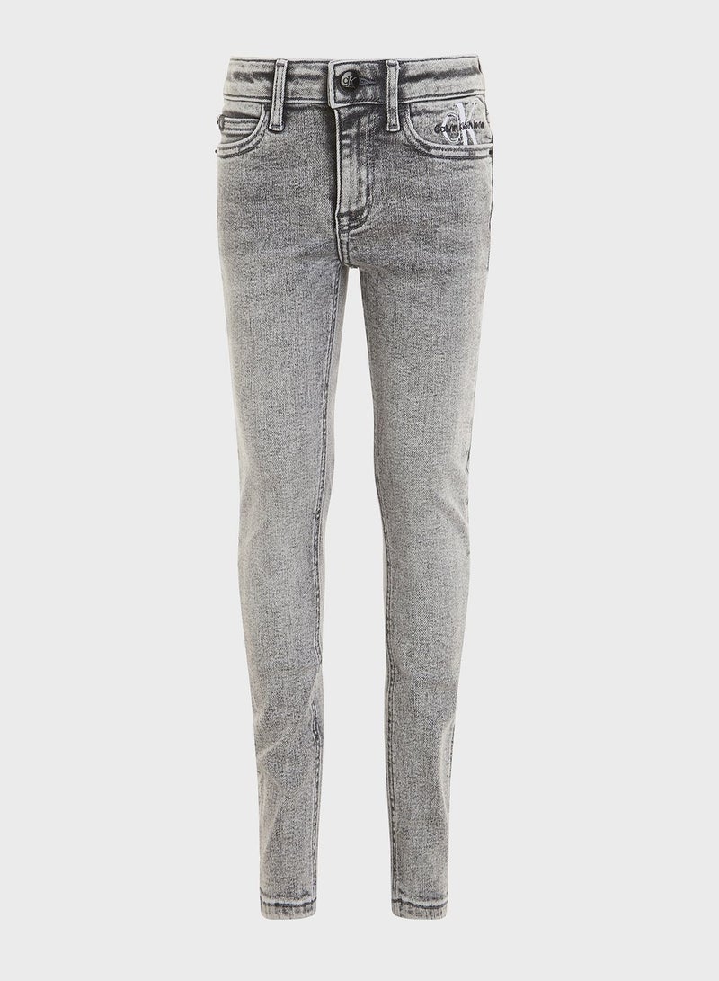 Calvin Klein Jeans Kids Mid Wash Skinny Jeans - Image 1