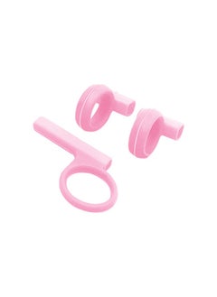 Children's Practice Chopsticks Ring Set Learning Device Baby's Holding Chopsticks Orthotic Device Baby's Training Chopsticks Finger Set Customization-Color:Pink