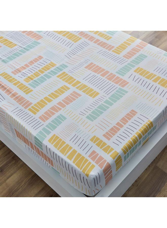 Home Box Nora Savana Microfibre Single Fitted Sheet - 90x190+25 cm  - Image 3