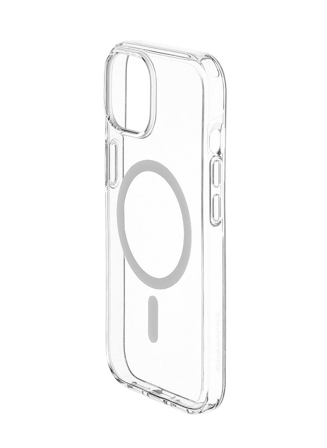 DBRAMANTE1928 - iPhone 15 Plus MagSafe Case Clear White - Image 1