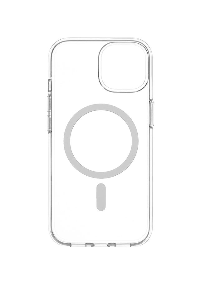 DBRAMANTE1928 - iPhone 15 Plus MagSafe Case Clear White - Image 1