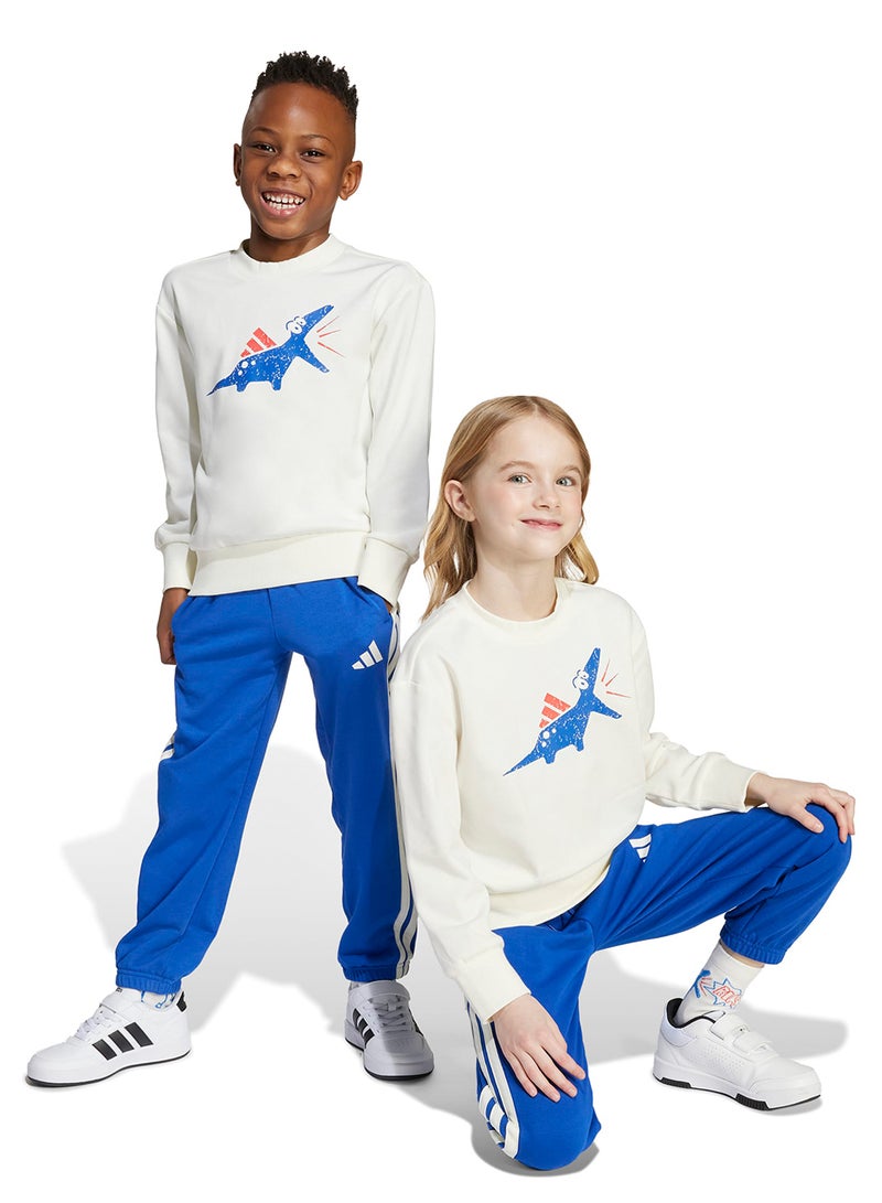 Adidas Kids Seasonal Essential Adiraptor Fleece Jogger Set - Image 4