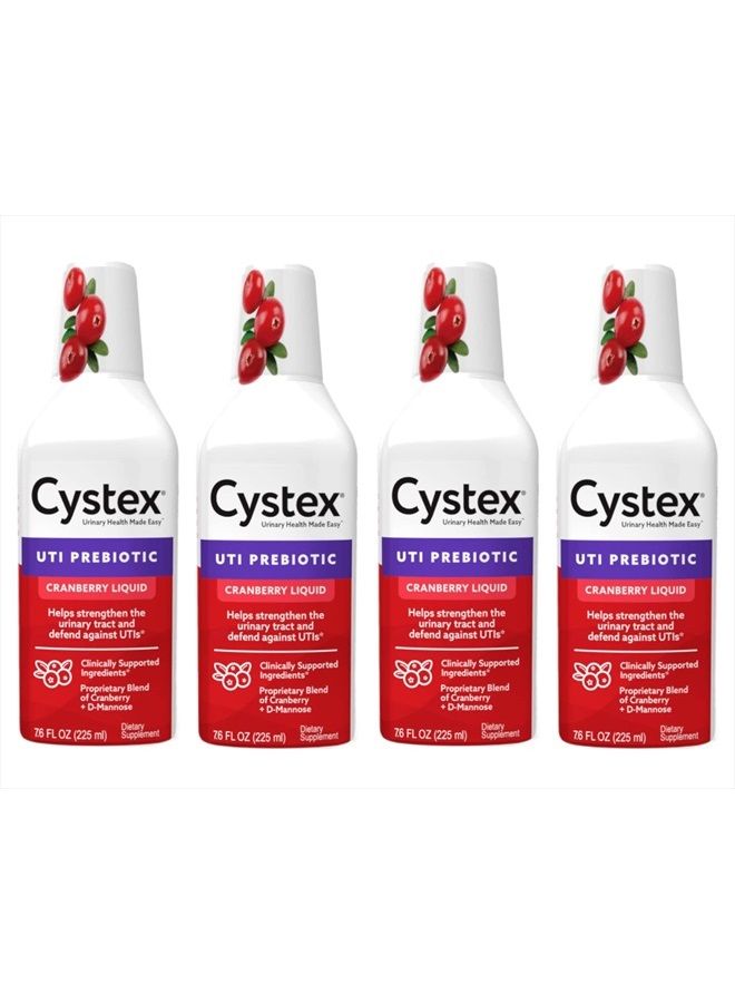 Cystex Liquid Cranberry Complex, 7.6 Fl Oz (Pack of 4) - Image 1