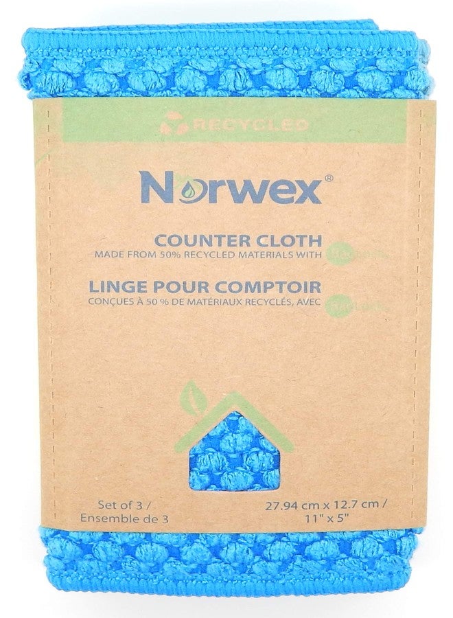 Norwex Counter Cloths, marine, teal, sea mist - Image 1