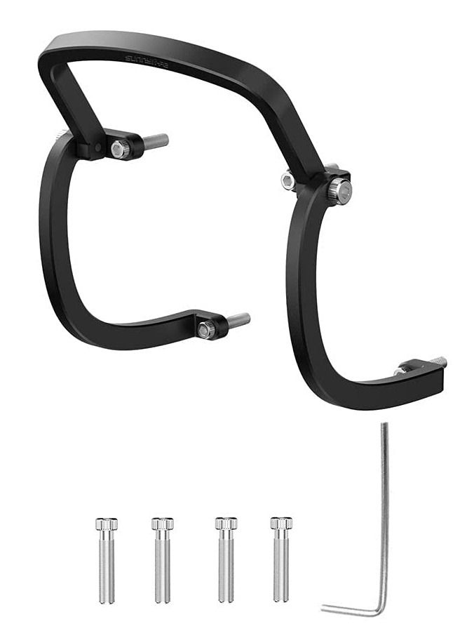 Excefore Landing Gear Gimbal Bumper for FPV Drone Accessories PTZ Protect Bar Aluminum Alloy Camera Anti-Collision,Anti-Collision Aluminum Alloy Accessories(Black) - Image 1