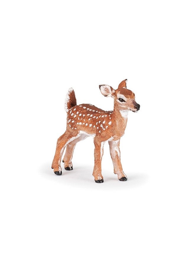 Papo Papo -Hand-Painted - Figurine -Wild Animal Kingdom - White-Tailed Fawn -50219 -Collectible - for Children - Suitable for Boys and Girls- from 3 Years Old - Image 1