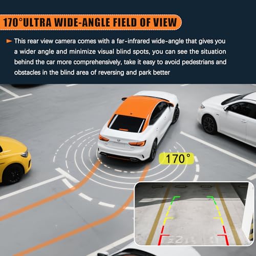 Arokzn AG1T-19G490-AA Rear View Backup Camera Compatible with Ford Taurus 2010 2011 2012 Park Assist Camera Replaces # AG1Z-19G490-D - Image 5