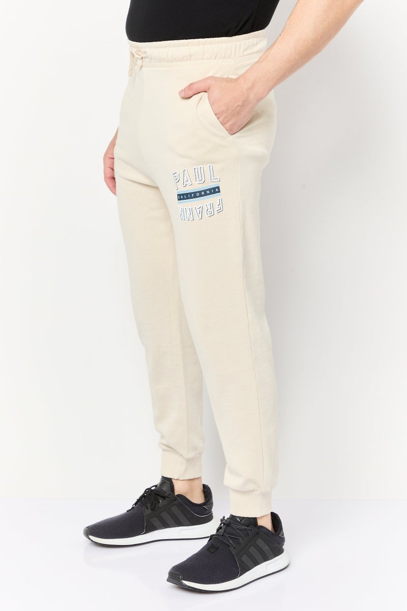 Paul Frank سروال جوجر عادي للرجال، بيج - Image 4