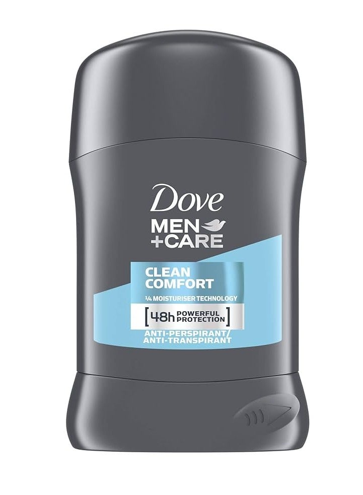 Dove Men+Care Clean Comfort Antiperspirant Stick – 50g