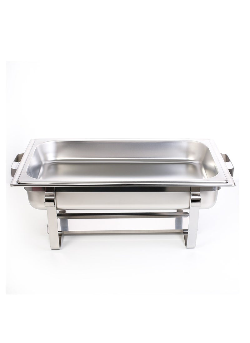 ALMUFARREJ Chafing Dish Buffet Silver ‎Stainless Steel
Rectangle ‎60 X 35.5 X 30 Cm  - Image 2