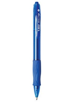 Bic Atlantis Velocity Bold Retractable Ball Pen Bold Point (1.6Mm) Blue 12Count Rubber Grip For Comfortable Writing  - Image 3