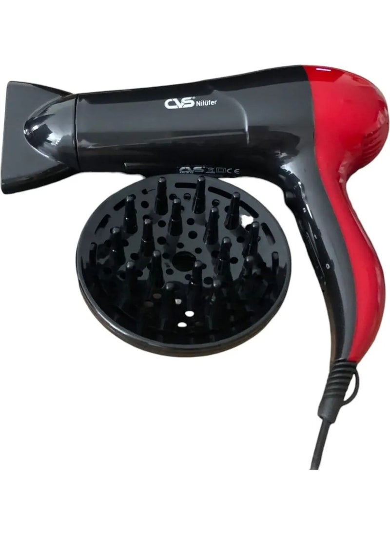 cvs Dn 7011 Nilüfer Red-Black Hair Dryer  - Image 2