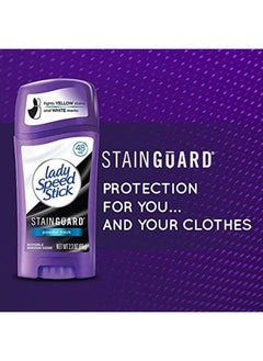 Lady Speed Stick Stainguard Antiperspirant Deodorant, Powder Fresh, 2.3 oz, 4 Pack  - Image 2