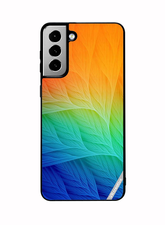 VR CREATIVE Protective Case Cover For Samsung Galaxy S21 FE 5G Cute Layers Design Multicolour - Image 1