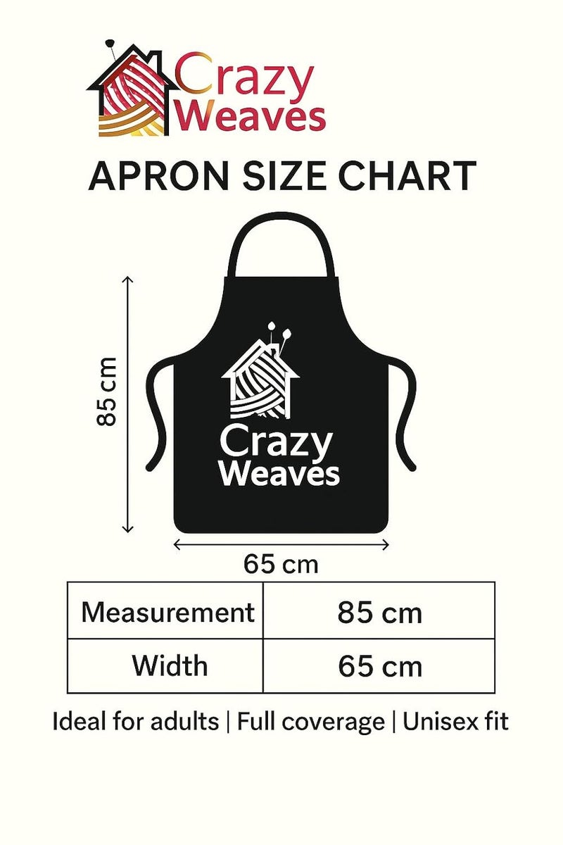 CRAZYWEAVES 100% cotton apron cooking kitchen apron for women and men chef apron - Image 4