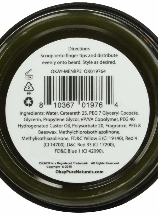 OKAY MEN BEARD POMADE 2oz / 59ml - Image 3