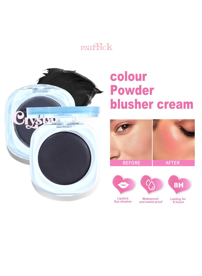 MAFFICK Crystal Color-Changing Highlight Blush Cream for Natural Makeup Look - Image 2
