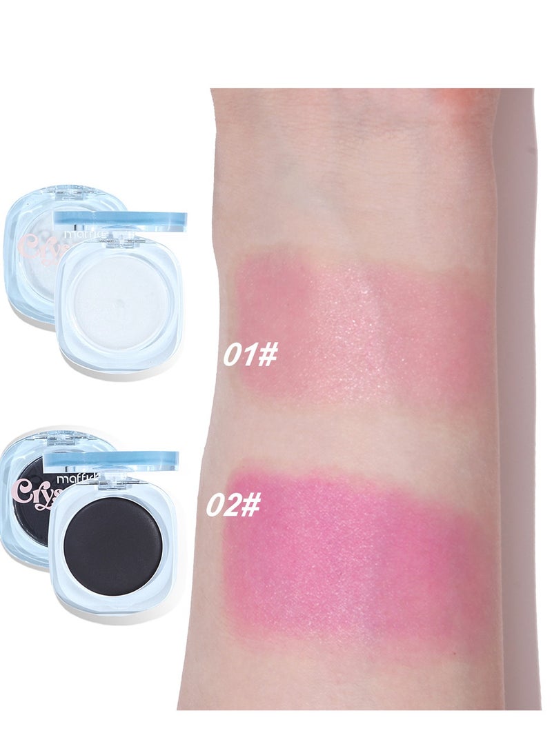 MAFFICK Crystal Color-Changing Highlight Blush Cream for Natural Makeup Look - Image 5