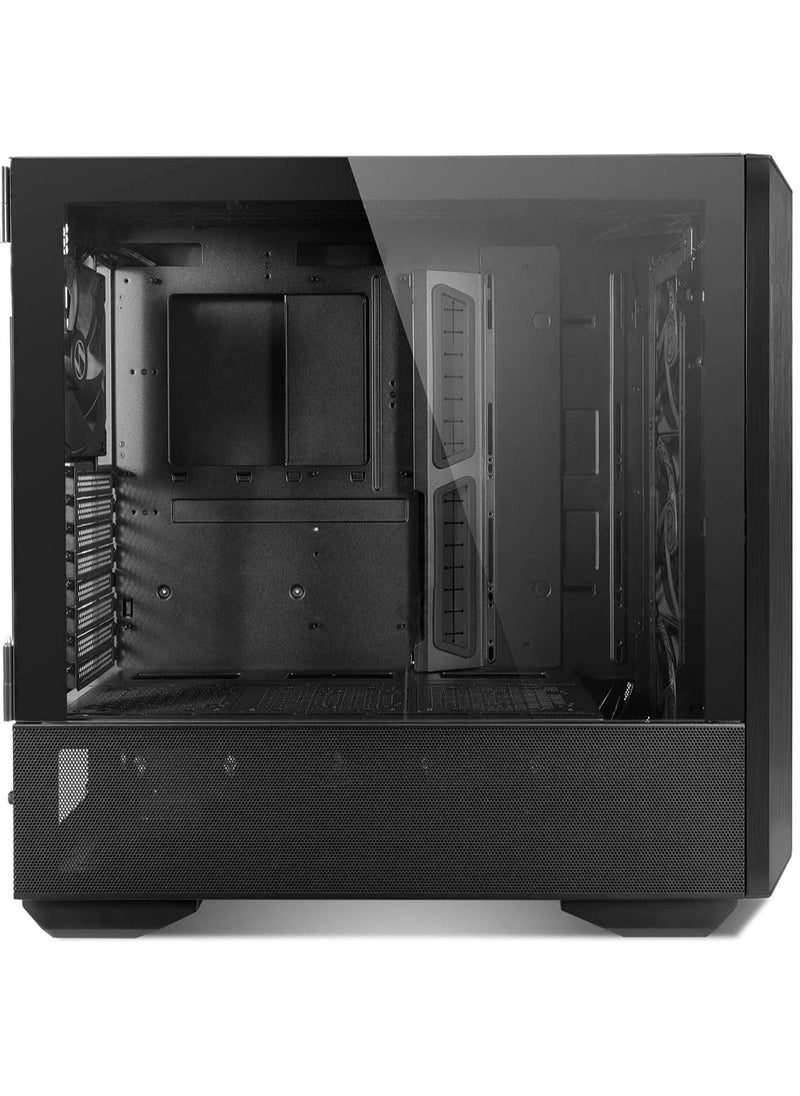 LIAN LI - LIAN LI Lancool III RGB Black Aluminum/SECC/Tempered Glass Gaming Case with 4 × 140 PWM Fans (ARGB) - LANCOOL 3R-X - Image 1