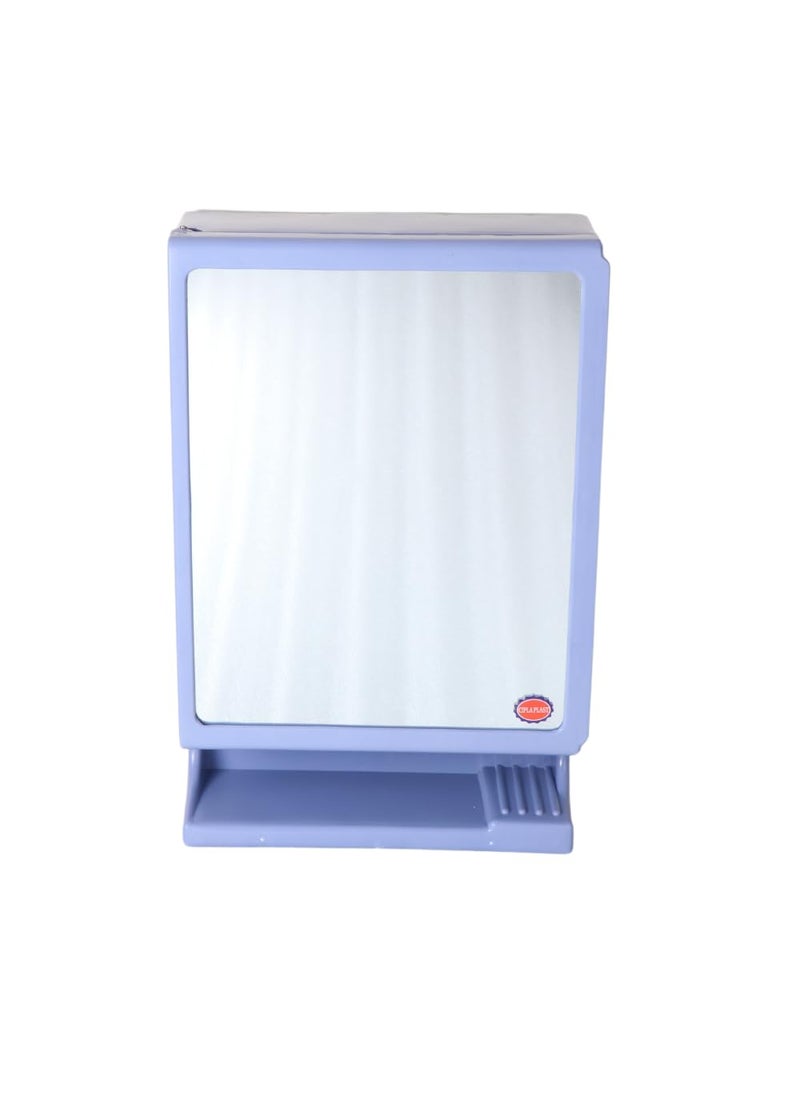 BRANCO BRANCO New Look Mirror Cabinet Bathroom Mirror Cabinet Mirror Cabinett Mir for Bathroom Bathroom Hardware Accessories Storage Cabinet Blue 