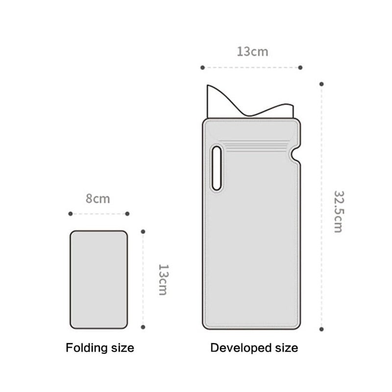 Bukela Disposable Urinal Bags, 700ML Emergency Urinal Bags, Camping Pee Bags Unisex Urine Bag Vomit Bag for Travel Traffic Jam Portable Toilet Bag for Men Women Kids - Image 2